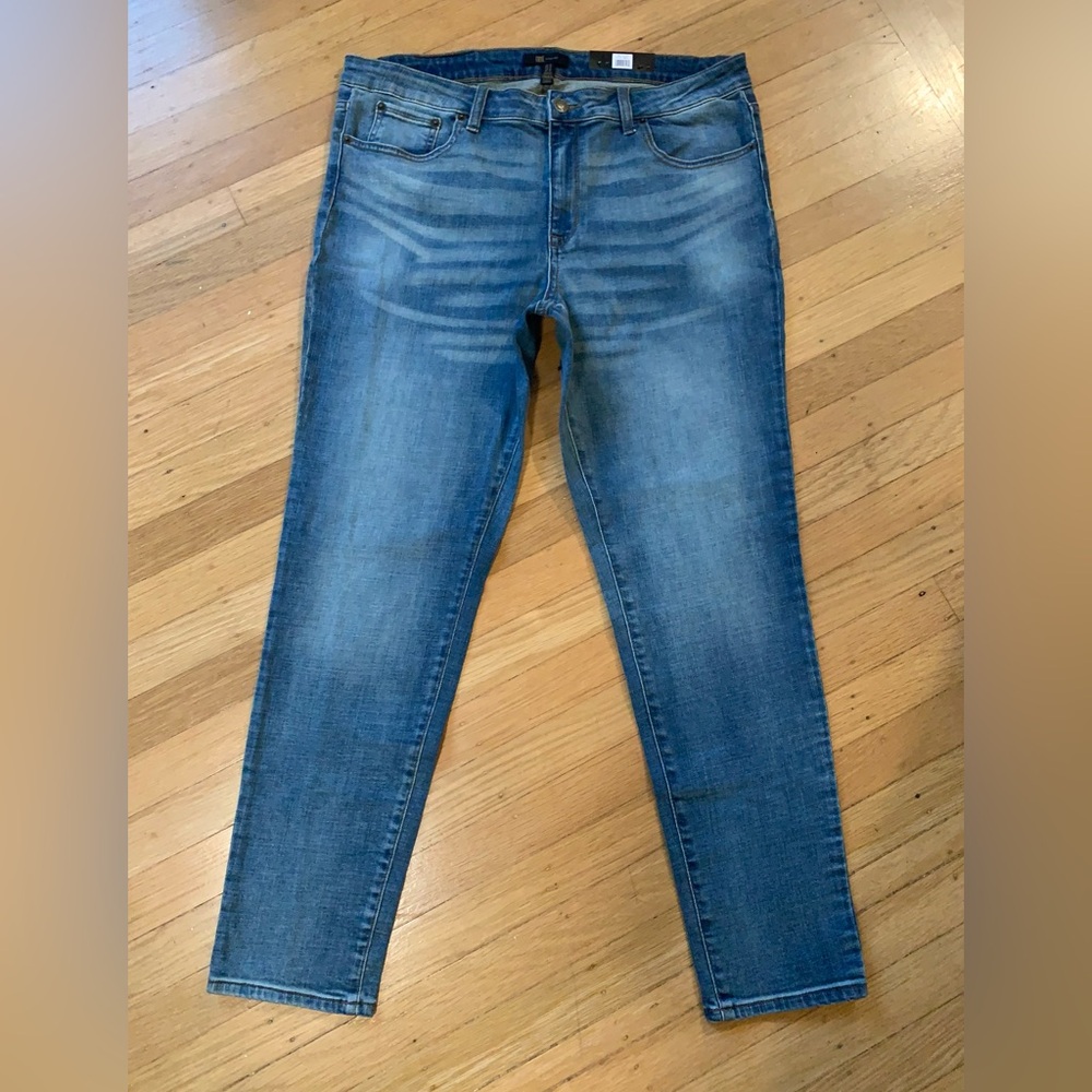 NWT FRYE KINSEY SKINNY LEG MID-RISE 5 POCKET STRETCH JEANS WOMENS SIZE 16/33